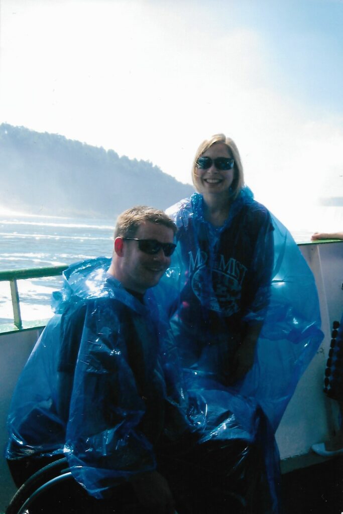 Wheelchair travel on the maid of the mist
