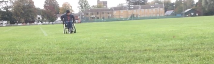 Wheelchair Fitness in the park