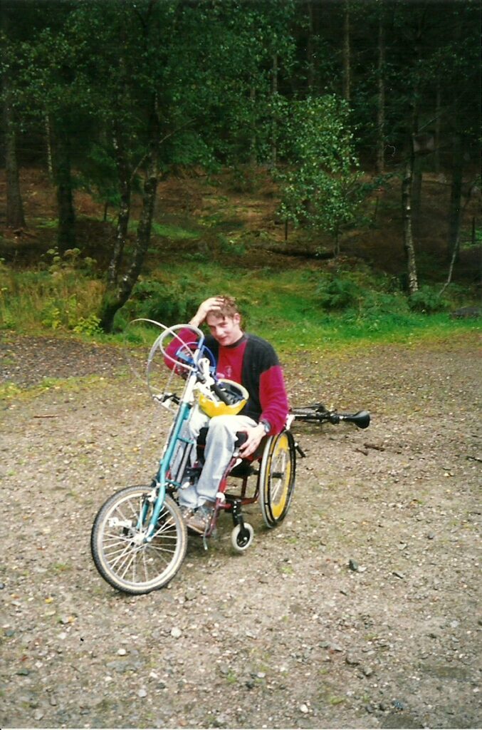 looking for excitment hand cycling with a spinal cord injury