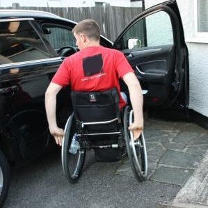 Safe Reversing in a wheelchair